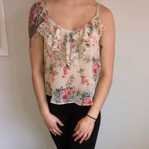 Floral tank top
